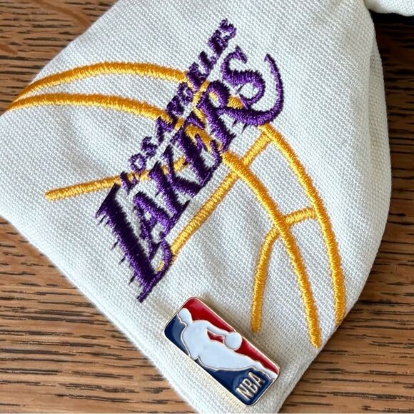 LELE SADOUGHI x LA LAKERS BASKETBALL NBA IVORY CLIP BOW BARRETTE w/BAG FAN NWT - Picture 5 of 14